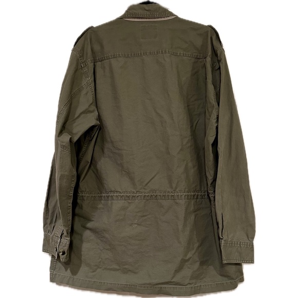 Cabela’s Button Up Shirt Jacket Men’s XL Tall Olive Safari Series Canvas - Picture 2 of 6